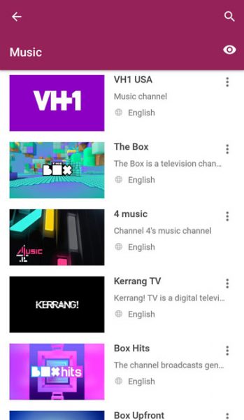 music channels