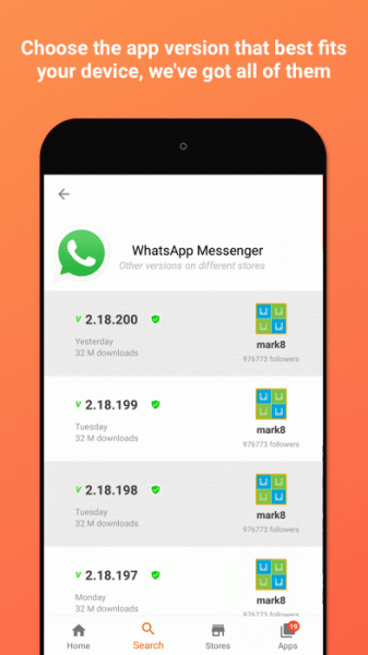 aptoide whatsapp app