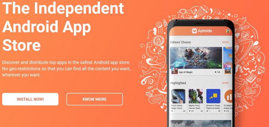 aptoide app store for Android