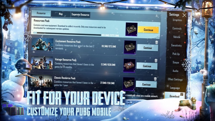 pubg mobile android settings