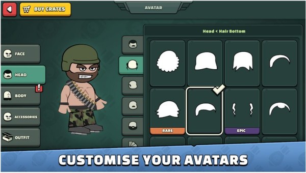 mini militia avatars customization