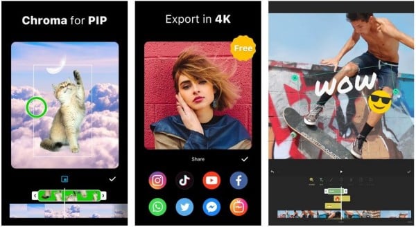 screenshots of InShot Pro video editor apk