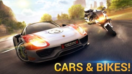 asphalt 8 mod apk cars and bikes