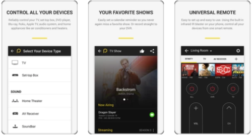 Infrared remote controller app Peel Smart Remote for Android