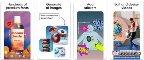 Picsart for Android key features