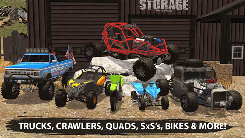 Let you experience offroading in style with trucks, quads, SxSs, bikes, crawlers