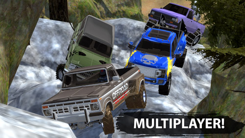 Enjoy multiplayer on offroad outlaws with your friends 