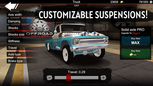 offroad outlaws customizable suspensions