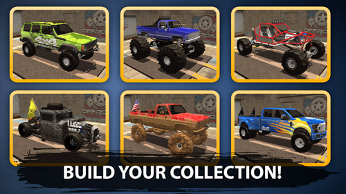 offroad outlaws mod apk build your own vehicle collection