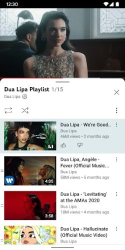 Listen to latest and the popular music and playlists on YouTube premium