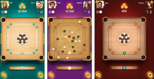Carrom Pool gameplay screenshots