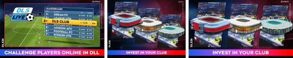 Dream League Soccer gameplay screenshots