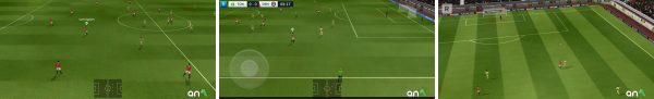 Dream League Soccer Classic gameplay - pitch view, kit designer, team management