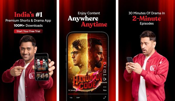 Kuku TV screenshots showing vertical short drama player and series catalogue