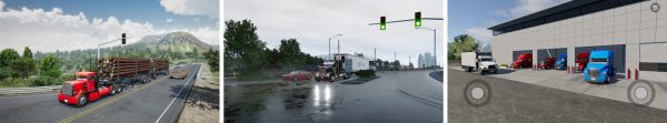 Truck Simulator Big Rigs gameplay screenshots