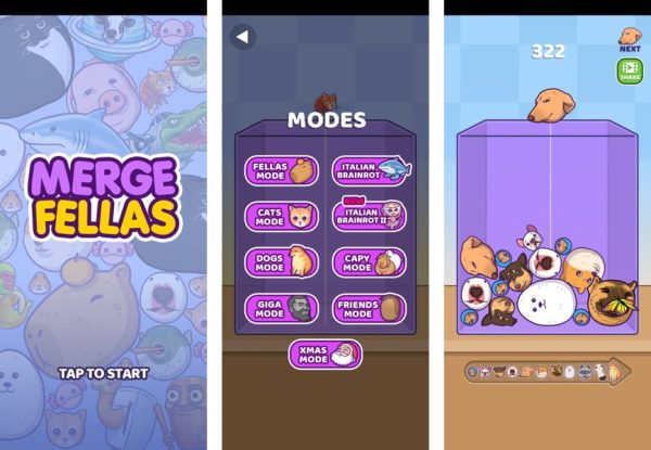 Merge Fellas gameplay screenshots