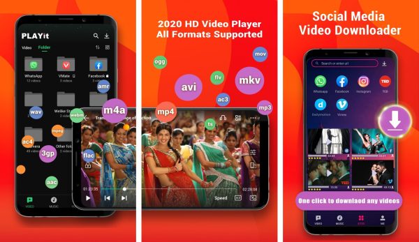 PLAYit video and music player screenshots