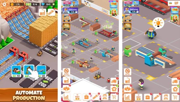 Idle Lumber Empire gameplay screenshots
