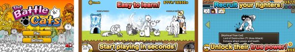 The Battle Cats gameplay screenshots