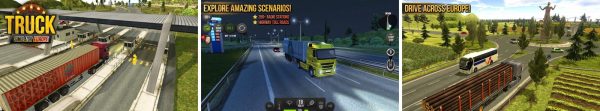 Truck Simulator: Europe gameplay screenshot 1