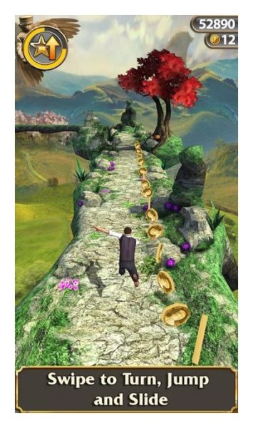 Temple Run: Oz gameplay on the yellow brick road