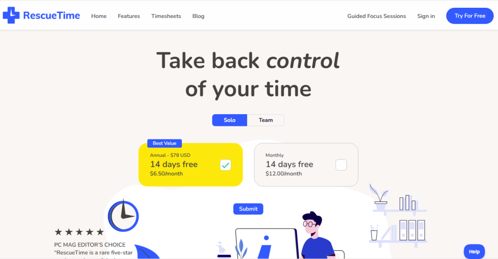 RescueTime: Understanding Daily Habits