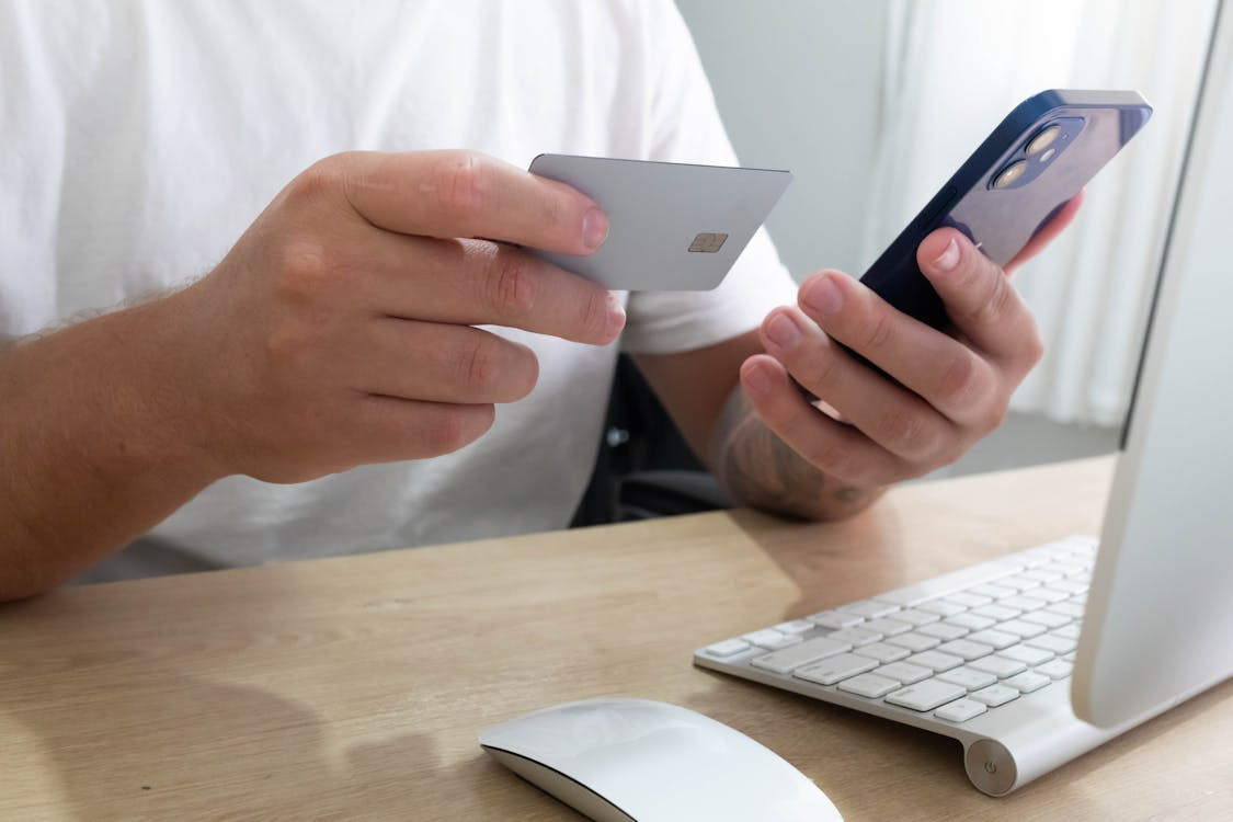 Card 3D Secure prompt next to a crypto wallet signature request