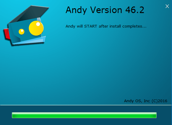 Andy OS - Installation - Android Apps On PC
