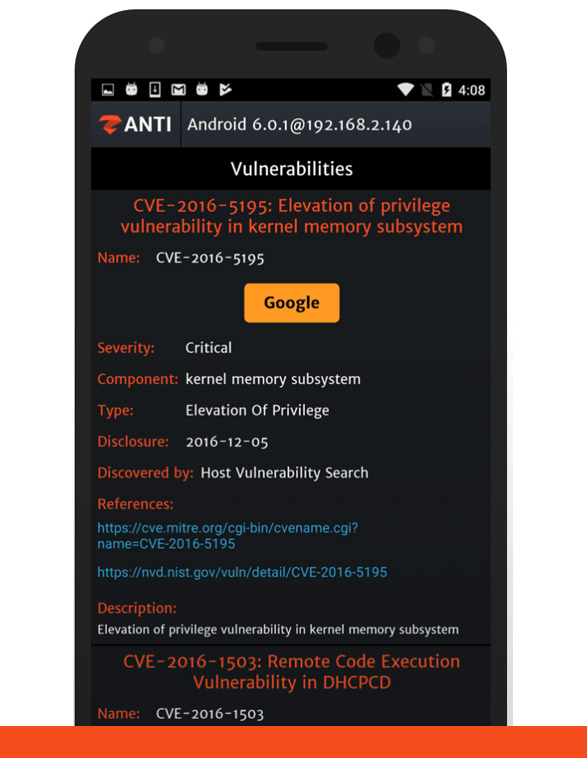 prueba de peneración zanti2 aplicación de hackeo de wifi android