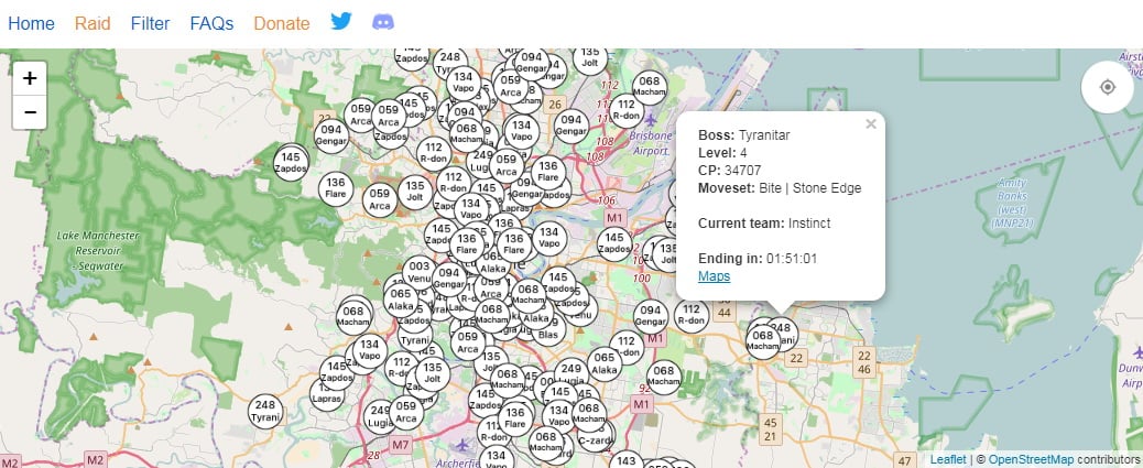 10 Gym Raids Maps Discord Channels For Pokemon Go 21