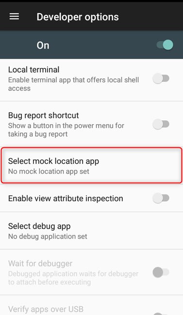look for select mock location app
