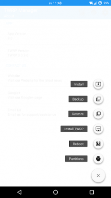 how to install twrp recovery using TWRP Manager app