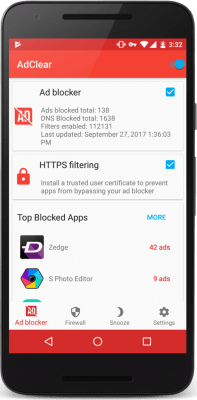 adclear ad blocker for android
