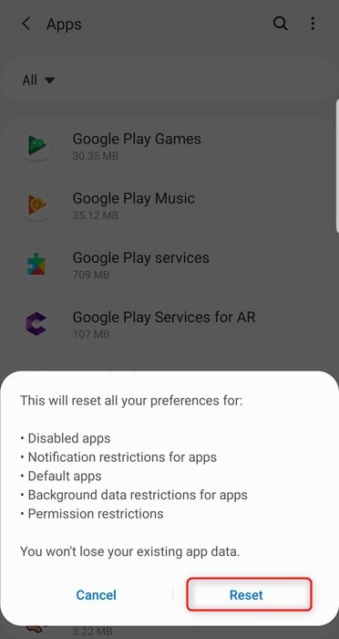 Fix Unfortunately Google Play Services has stopped working