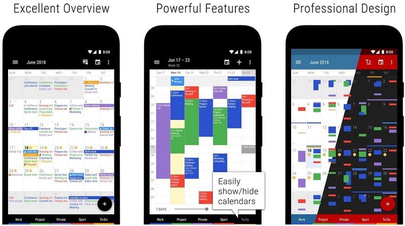 acalendar app for android