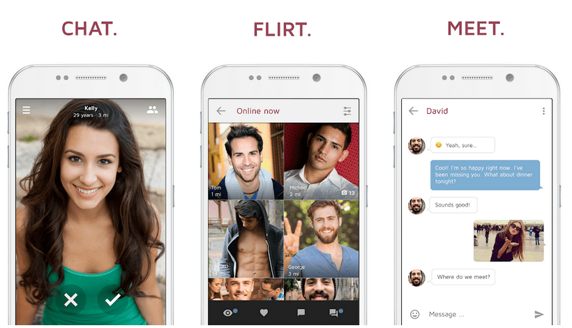 With Jaumo you can find new people, chat, flirt, and have fun with them. 