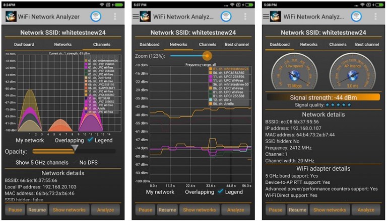 network wifi signal analyzer