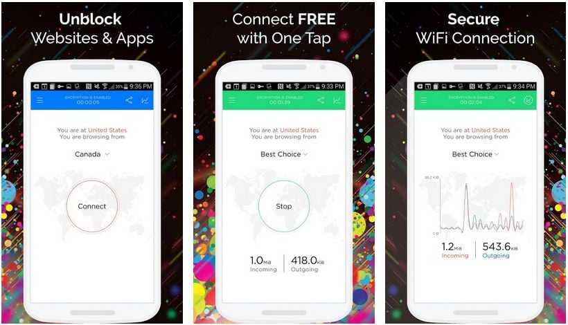 The 10 Best & 100% Free VPN Apps For Android Users