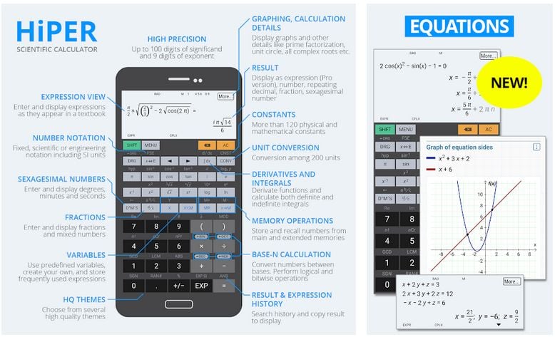 HiPER Scientific Calculator APK para Android - Download