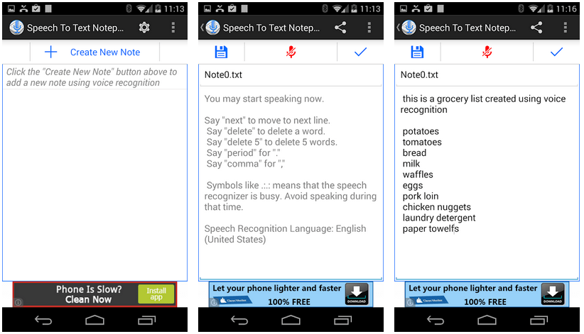 Best Dictation and Speech-To-Text Apps for Android