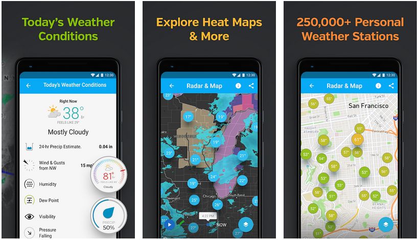 12 Best Free Weather Apps & Widgets For Android