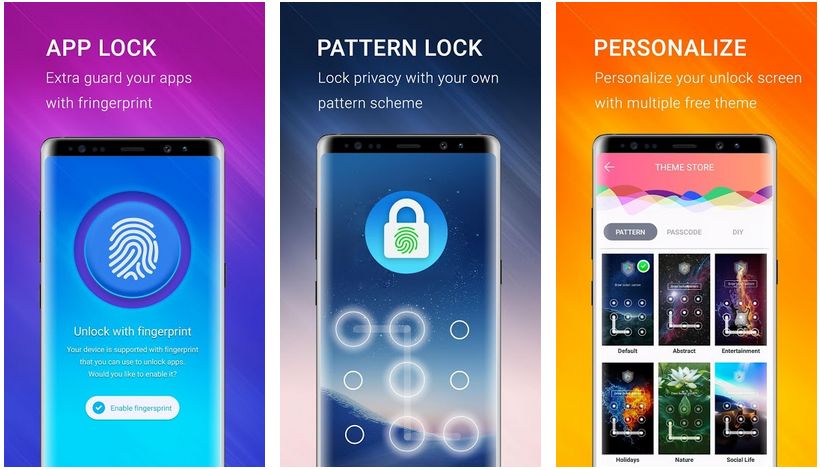 applock fingerprint and pasword