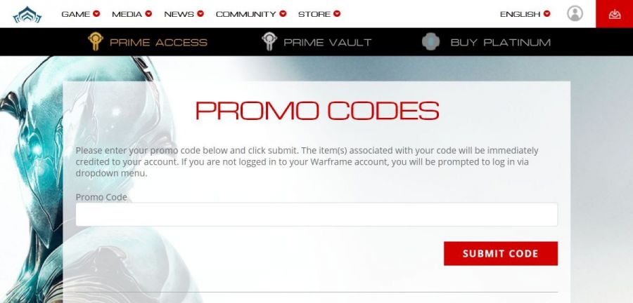 Warframe Promo Codes