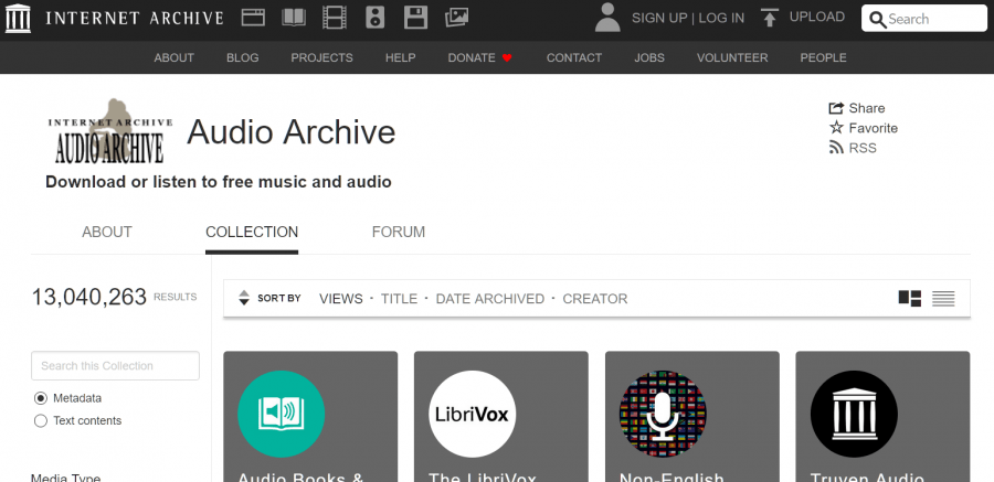 audio archive