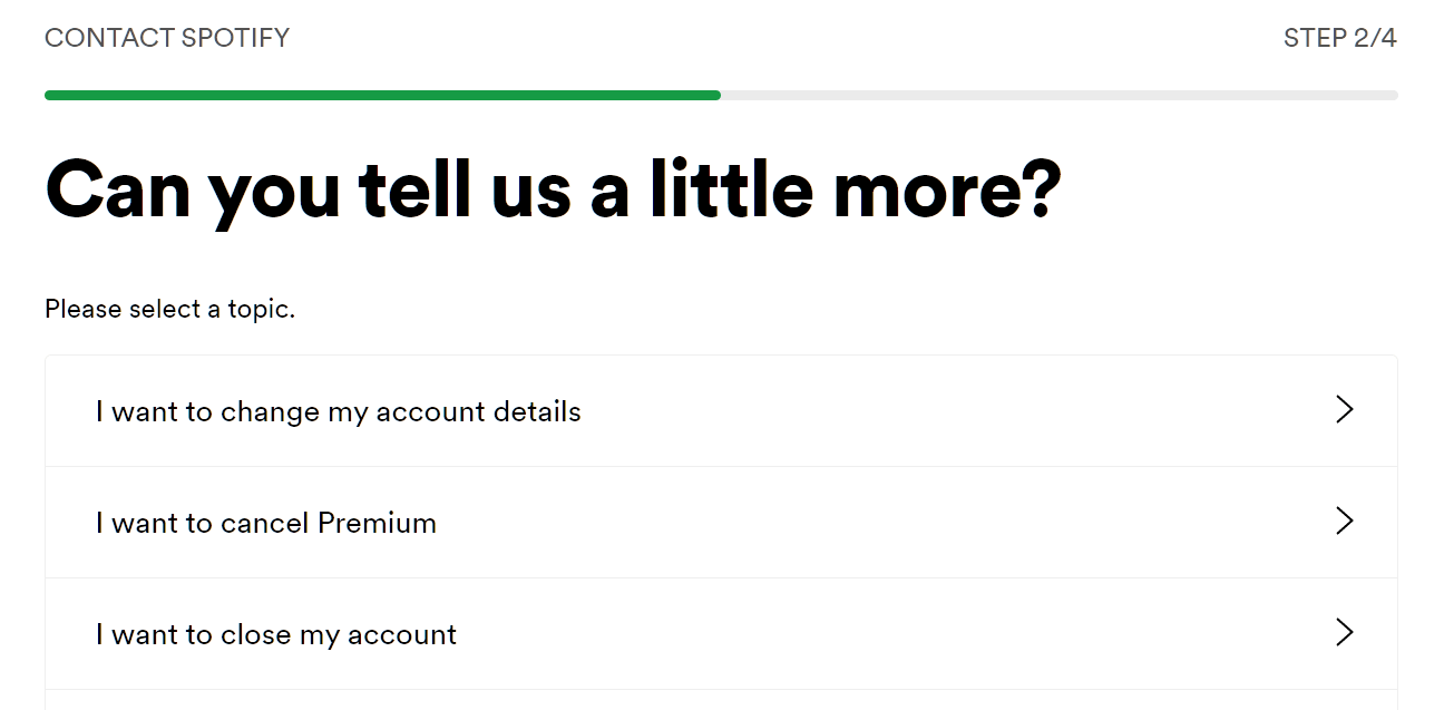 spotify customer service number