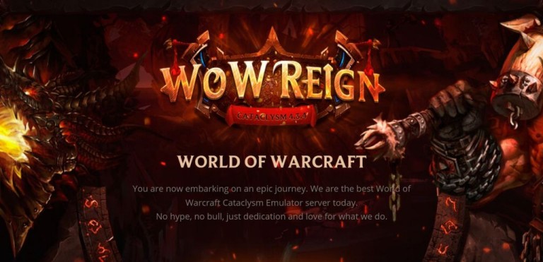 Wow reign какой онлайн