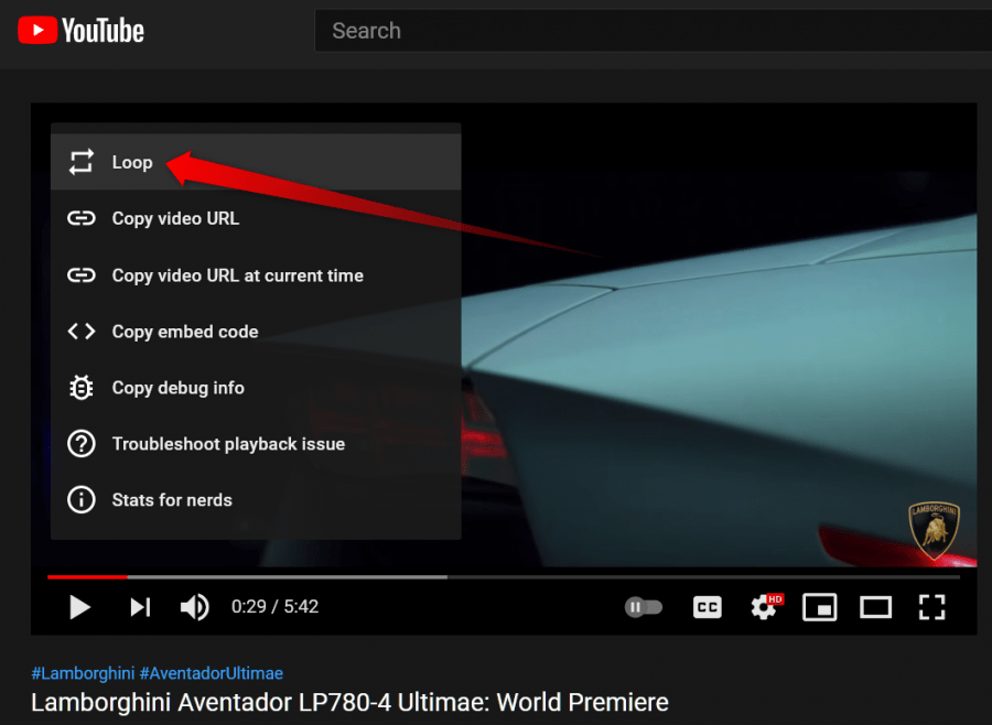 How to Automatically Repeat  Videos