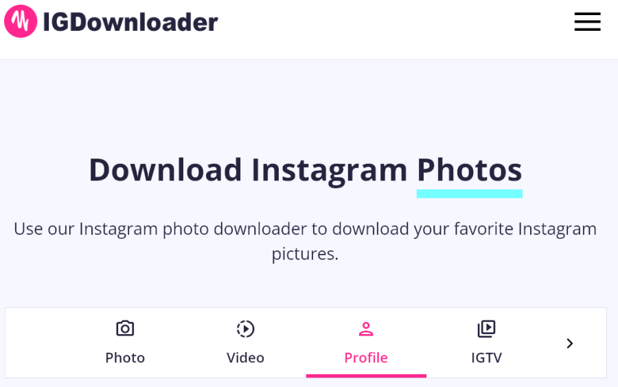Download Any Instagram Profile Picture in Full-Size with Just a click