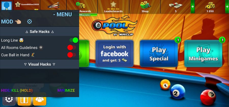 8 ball pool mod menu for Huawei y70｜TikTok Search