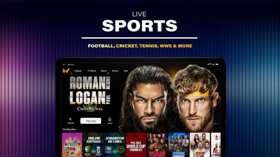 SonyLIV Live Sports and TV Channels for Football, Tennis, Cricket
